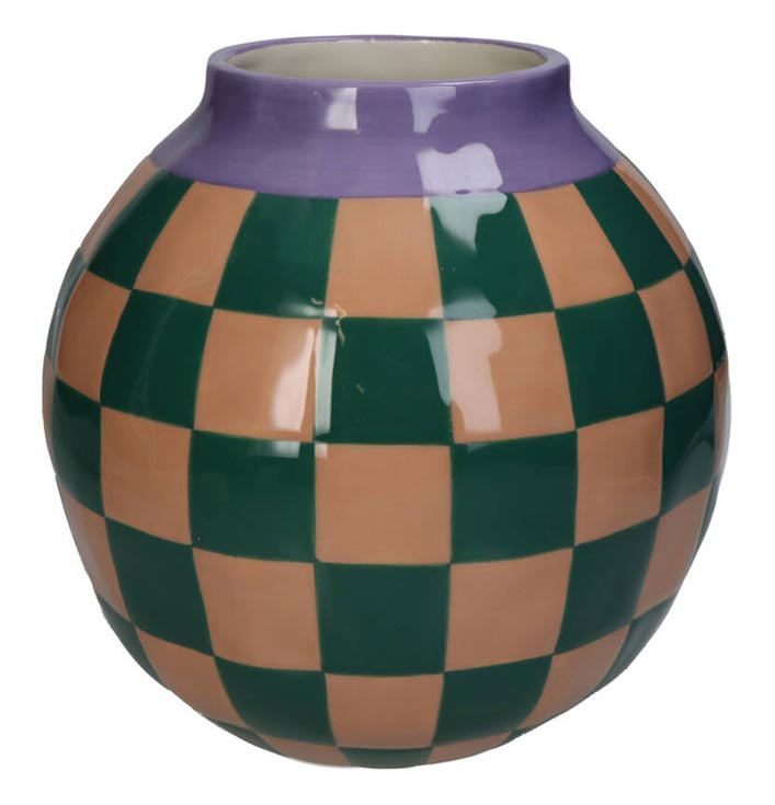 vaas met gekleurde blokjes