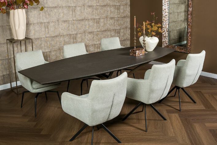 eetkamerstoel design stof