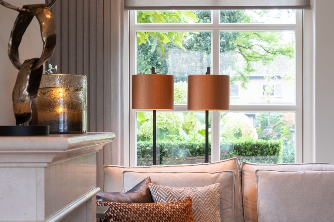 vloerlamp in woonkamer