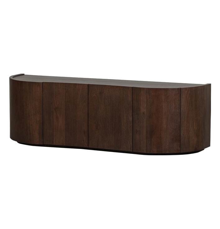 dressior hout donkerbruin
