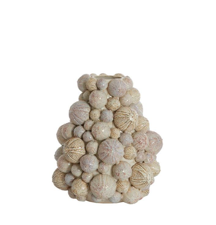 keramische vaas beige