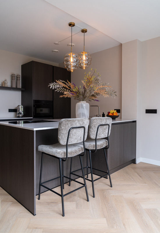 Keuken modern warm sfeervol