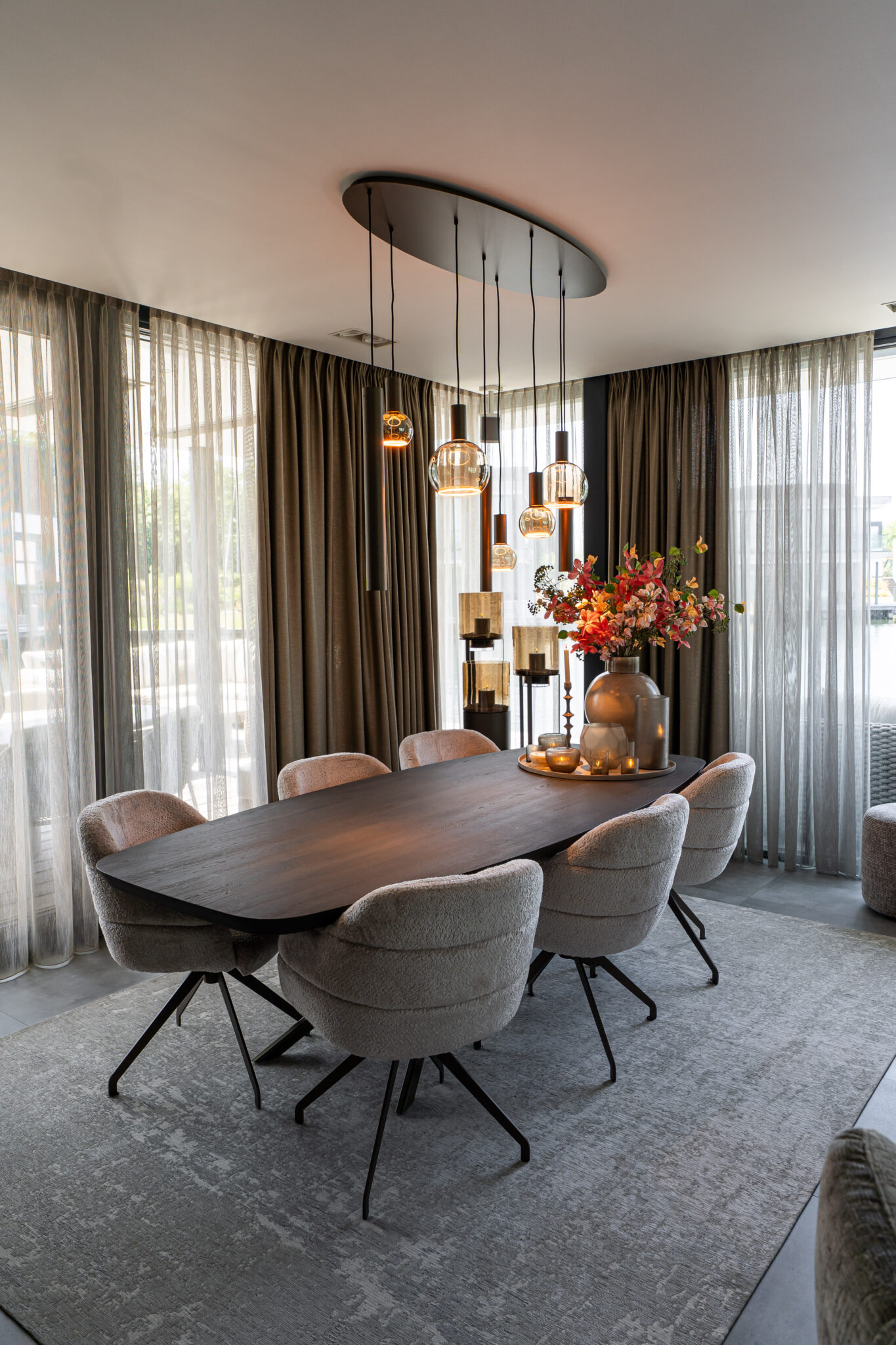 hanglamp boven eettafel