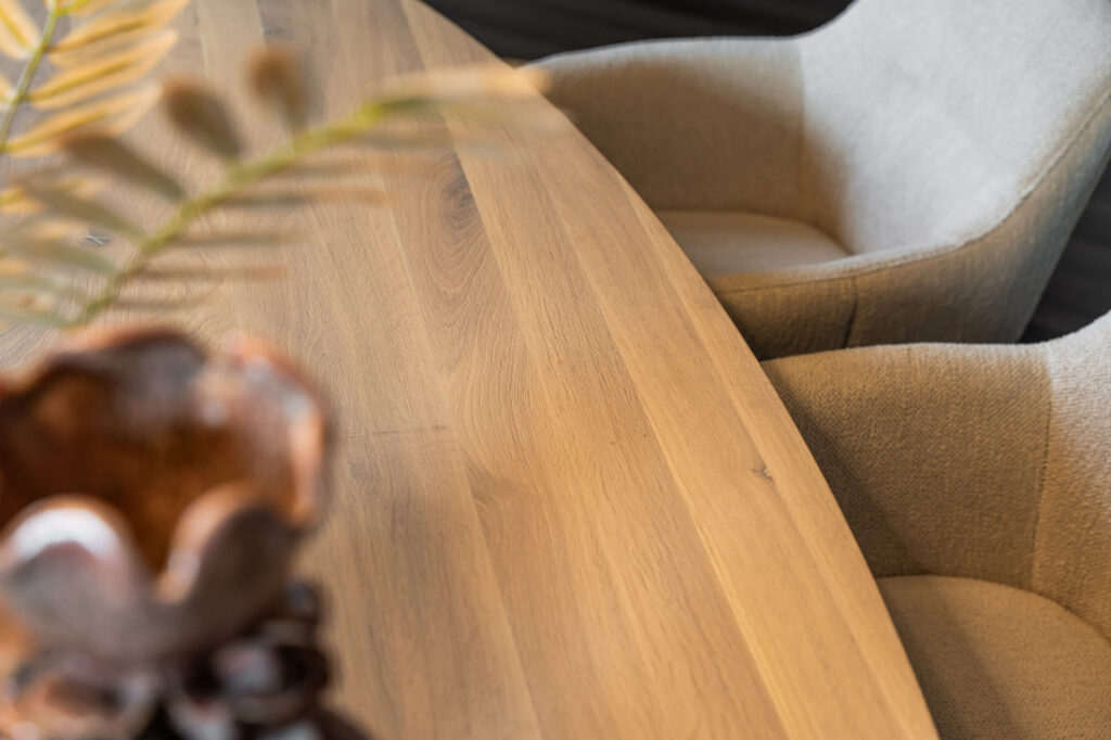 Eiken smoke hout tafelblad