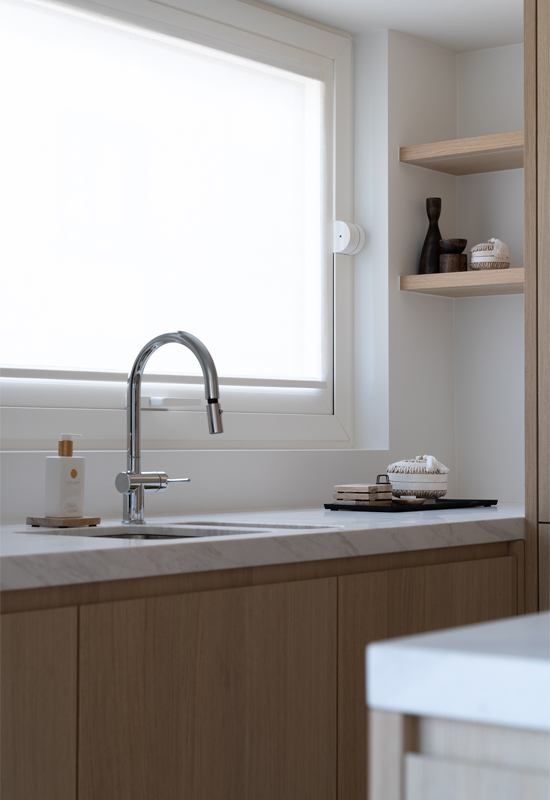 Keuken lichtbruin hout scandinavich