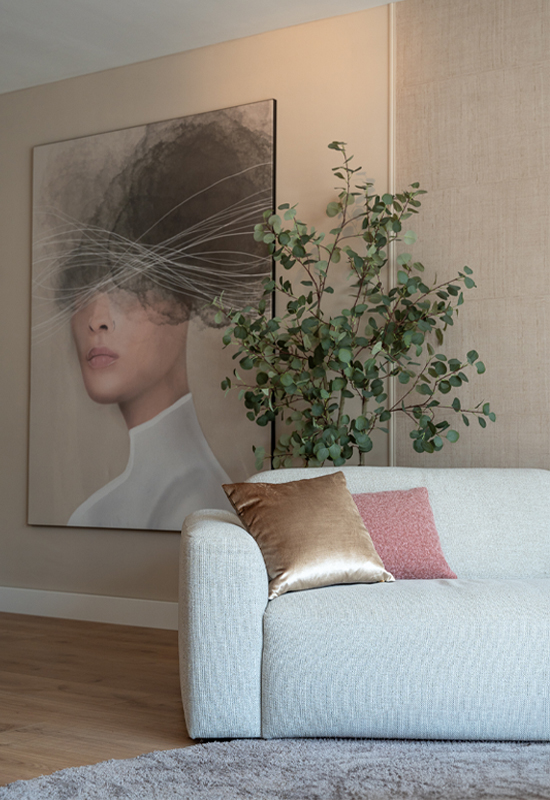 Zithoek neutrale kleuren