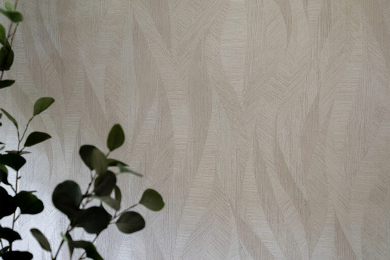 Behang patroon beige