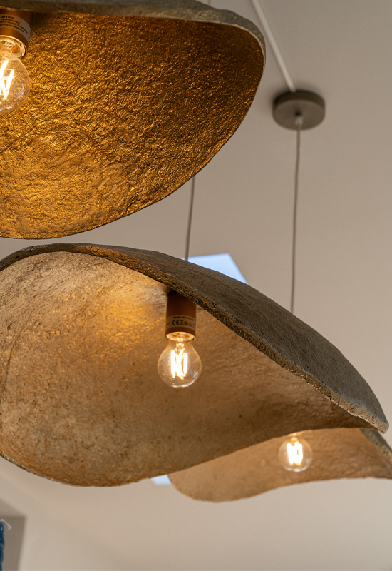 Opvallend gouden hanglampen