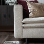 Dubbele zitkussens comfort hoekbank