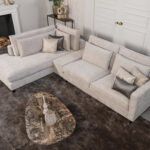 Hoekbank met tussentafel