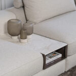 Tussen tafel keramiek beige bank