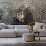 elementenbank stof lage rug