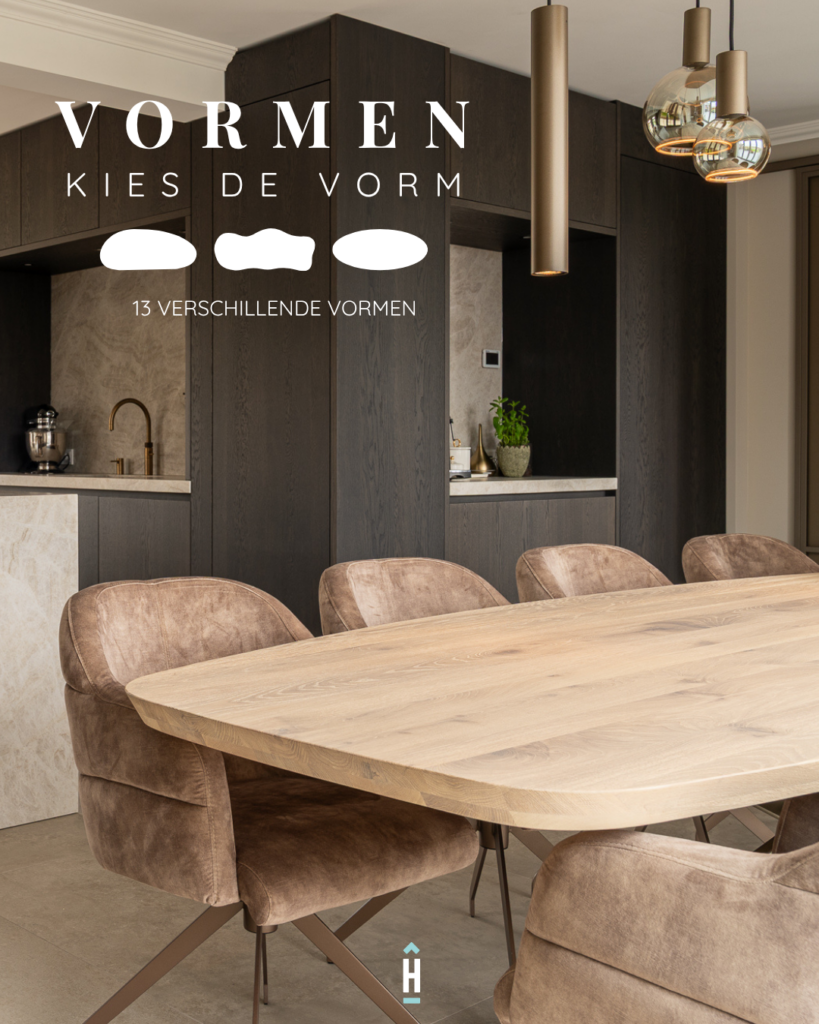 Stap 3: kies het onderstel van uw droomtafel
