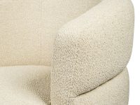 eetkamerstoel beige ronde vormen