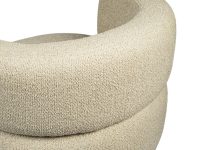 eetkamerstoel beige ronde vormen