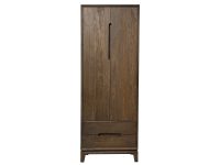 smalle houten kast met deur en lades voor woonkamer