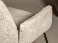 Armleuning eetkamerstoel stof