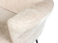 Armleuning fauteuil stof naturel
