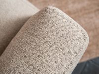 Beige stoffen bank