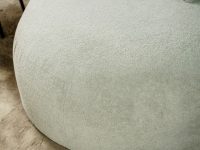 Beige stoffen fauteuil
