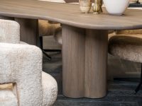 Blokpoot bruin hout