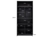 Boekenkast Oakura Richmond afmetingen