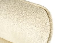 Bouclé crème stof fauteuil