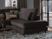 Carmen hoekbank donker bruin