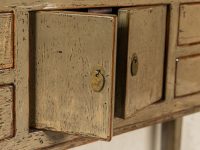 Deur groen hout sidetable