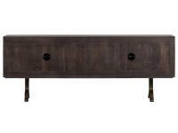 Dressoir Draw met patroon donker bruin