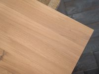 Eettafel hoek lichtbruin eiken