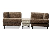 Fauteuil links en rechts met tussenbankje