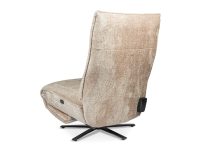 Fauteuil stof beige verstelbaar elektrisch