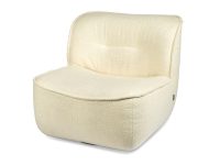 Fauteuil stof crème