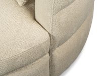 Fauteuil stof horizontale stiksels