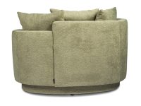 Verschillende hoogtes fauteuil groen