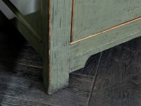 Hoogglans groene kast hour