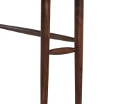 Hout bruin sidetable ronde poten