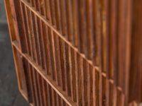 Houten ladjes bruin kast