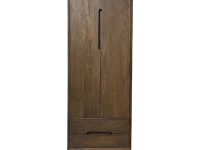 Kast bruin hout deuren