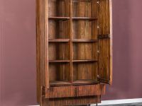 Kast hout bruin deuren twee