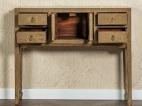 Lades en deurtjes hout sidetable groen hoogglans