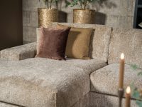 Ligelement leefhoek beige stof