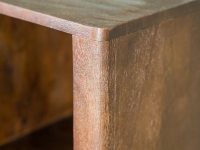 open Houten kast op pootjes bruin