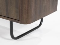Metalen frame onder dressoir hout