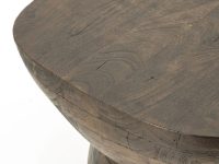 Organische salontafel hout bruin