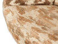 Patroon op stoffen fauteuil bruinrinten