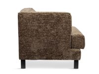 Pootjes zwart stof bruin fauteuil arm link