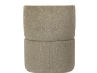 Ronde fauteuil hoog stof