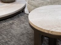 Salontafels zelf samen te stellen met verschillende materialen rond